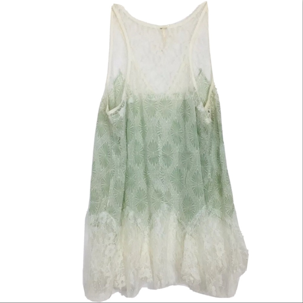 Free People Lace tank top Blouse size small - Picture 6 of 8